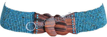 Belt, Handmade From Glassbeads