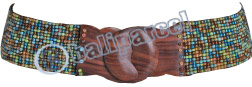 Belt, Handmade From Glassbeads