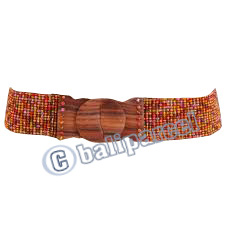 Belt, Handmade From Glassbeads