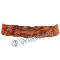 Belt, Handmade From Glassbeads