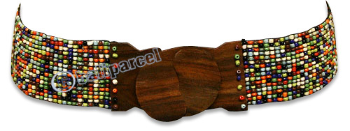 Belt, Handmade From Glassbeads