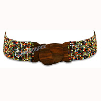 Belt, Handmade From Glassbeads