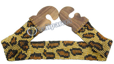 Belt, Handmade From Glassbeads