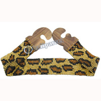 Belt, Handmade From Glassbeads