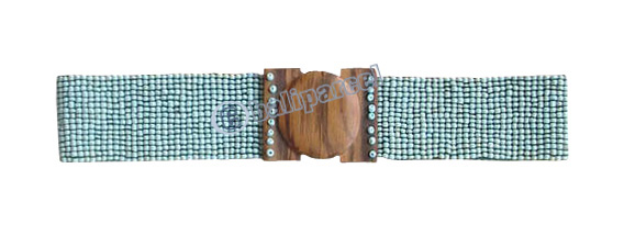 Belt, Handmade From Glassbeads