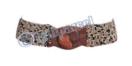 Belt, Handmade From Glassbeads