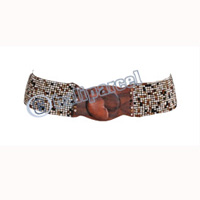 Belt, Handmade From Glassbeads