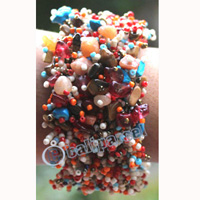 Bracelet, Made From Glassbeads With Stone