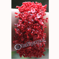 Bracelet, Made From Glassbeads With Stone