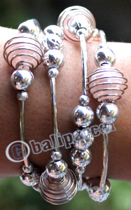 Bracelet, Made From Metal With Beads