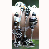 Bracelet, Made From Metal, Beads, And Shell
