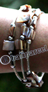 Bracelet, Made From Metal, And Shell