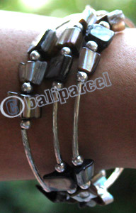Bracelet, Made From Metal, And Shell