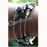 Bracelet, Made From Metal, And Shell