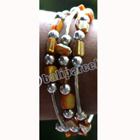 Bracelet, Made From Metal, And Shell