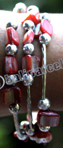 Bracelet, Made From Metal, And Shell