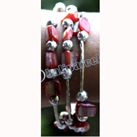 Bracelet, Made From Metal, And Shell