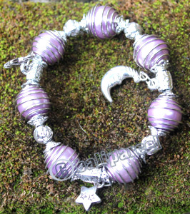 Bracelet, Made From Metal With Beads