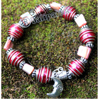 Bracelet, Made From Metal, Beads And Shell