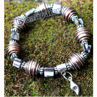 Bracelet, Made From Metal, Beads And Shell