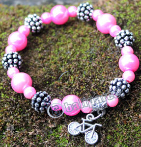 Bracelet, Made From Metal With Beads