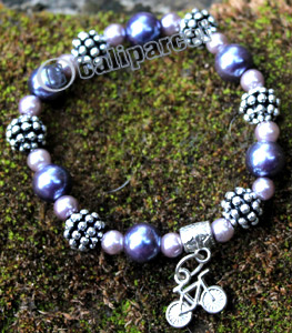 Bracelet, Made From Metal With Beads