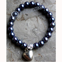 Bracelet, Made From Metal With Beads