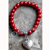 Bracelet, Made From Metal With Beads