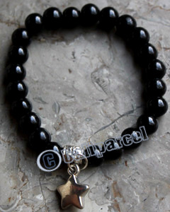 Bracelet, Made From Metal With Beads