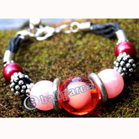 Bracelet, Made From Metal With Beads