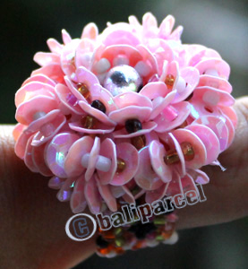 Ring, Made From Glassbeads