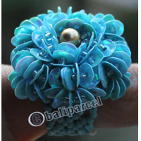 Ring, Made From Glassbeads