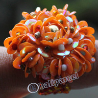 Ring, Made From Glassbeads