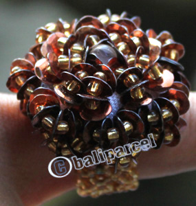 Ring, Made From Glassbeads