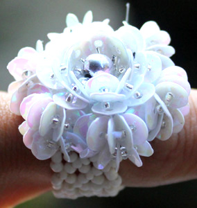 Ring, Made From Glassbeads