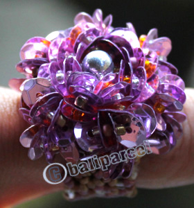 Ring, Made From Glassbeads