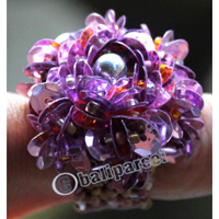 Ring, Made From Glassbeads