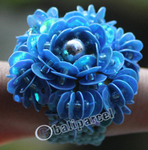 Ring, Made From Glassbeads