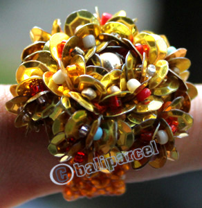 Ring, Made From Glassbeads