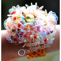 Ring, Made From Glassbeads