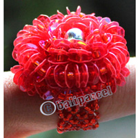 Ring, Made From Glassbeads