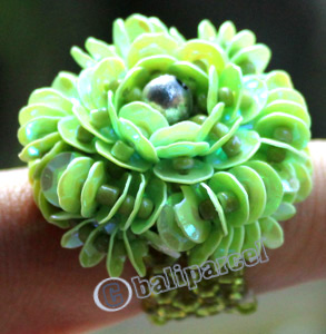 Ring, Made From Glassbeads