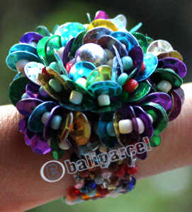 Ring, Made From Glassbeads