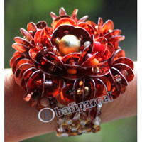 Ring, Made From Glassbeads