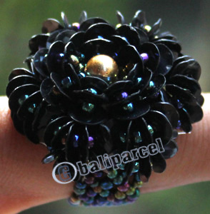 Ring, Made From Glassbeads