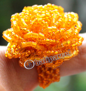Ring, Made From Glassbeads