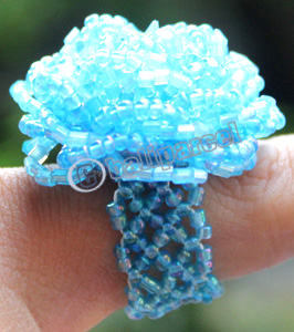 Ring, Made From Glassbeads
