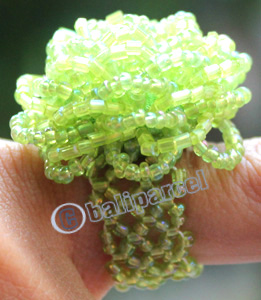 Ring, Made From Glassbeads