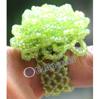 Ring, Made From Glassbeads