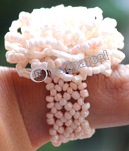 Ring, Made From Glassbeads